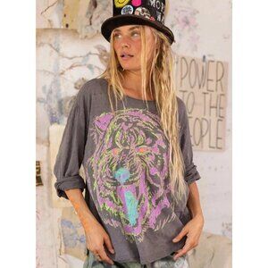 Magnolia Pearl Tiger Face Viggo Tee NWT | One Size Fits Most
